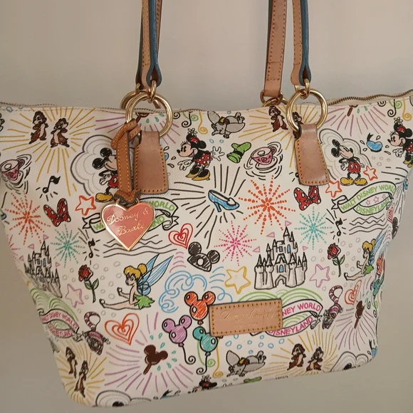 🏰✨️Dooney and Bourke- Disney Sketch Edition- Large Tote Bag - Picture 16 of 16